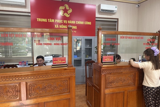 KẾT QUẢ Tiếp nhận và giải quyết TTHC tại Bộ phận Một cửa xã Hồng Phong  (Từ ngày 01/07/2025 đến ngày 19/8/2025)